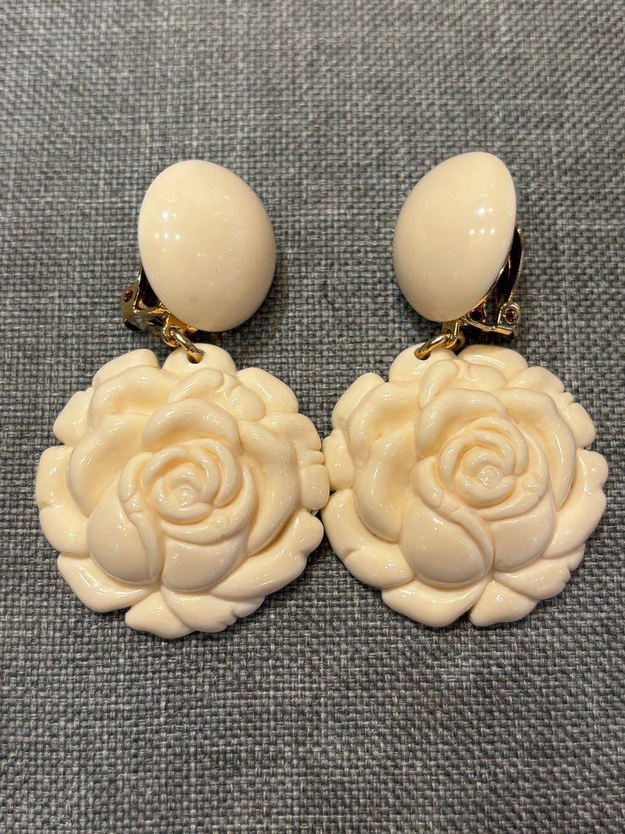 Boucle d’oreilles camélia Francine Bramli