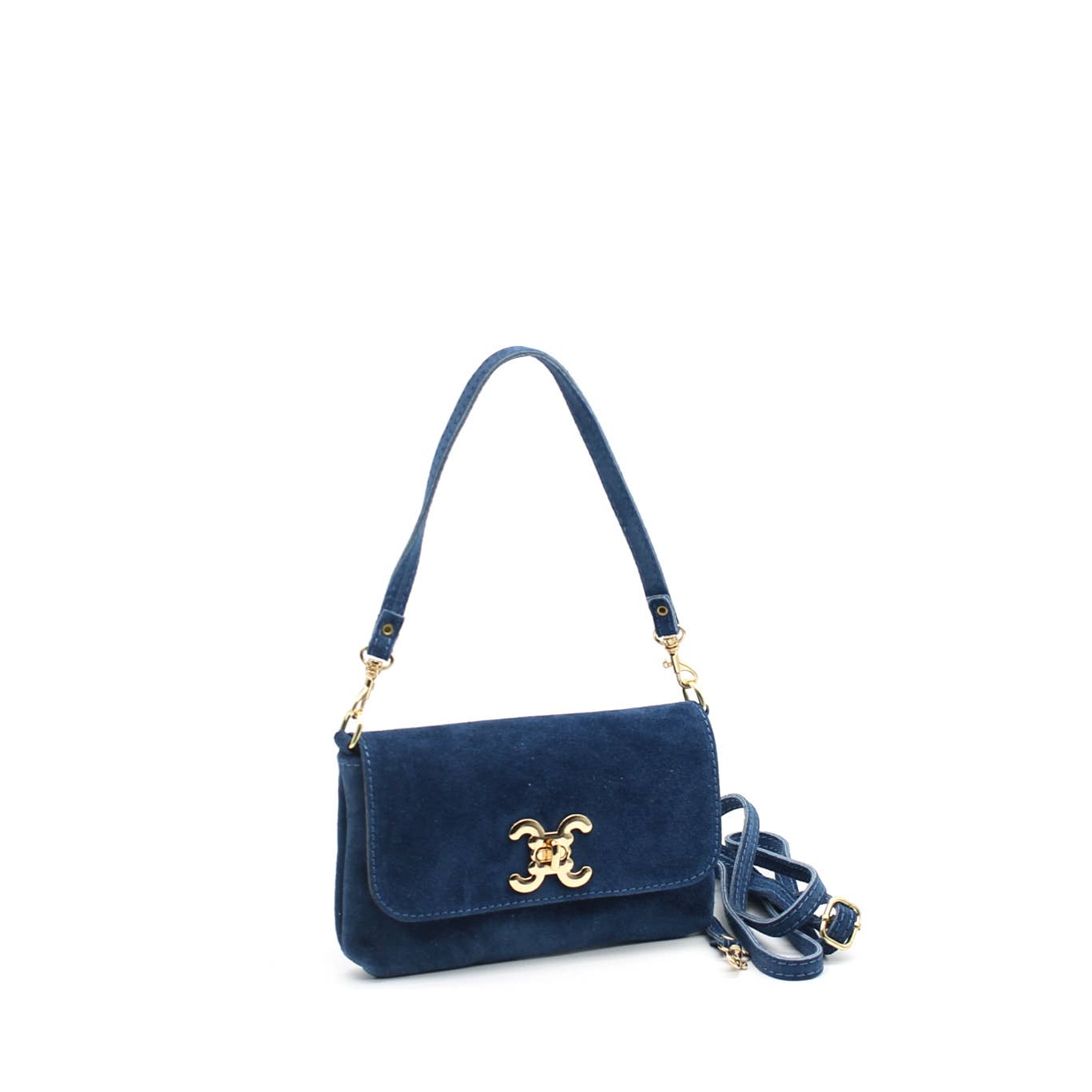Mini sac en daim avec logo