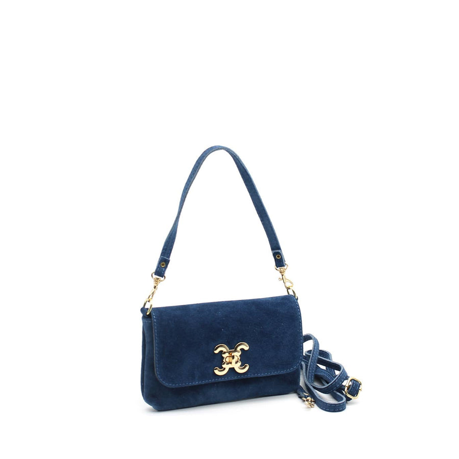 Mini sac en daim avec logo