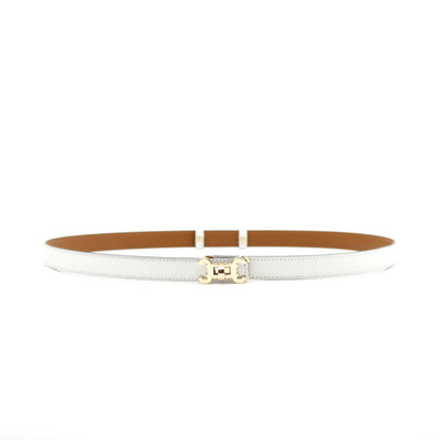 Ceinture cuir CC logo – ajustable