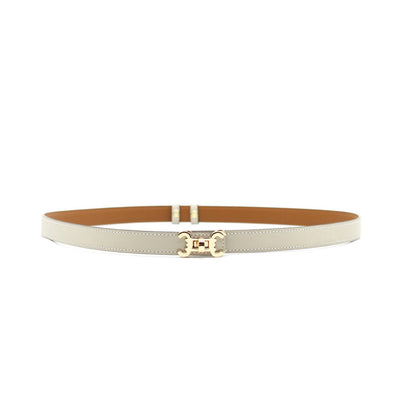 Ceinture cuir CC logo – ajustable