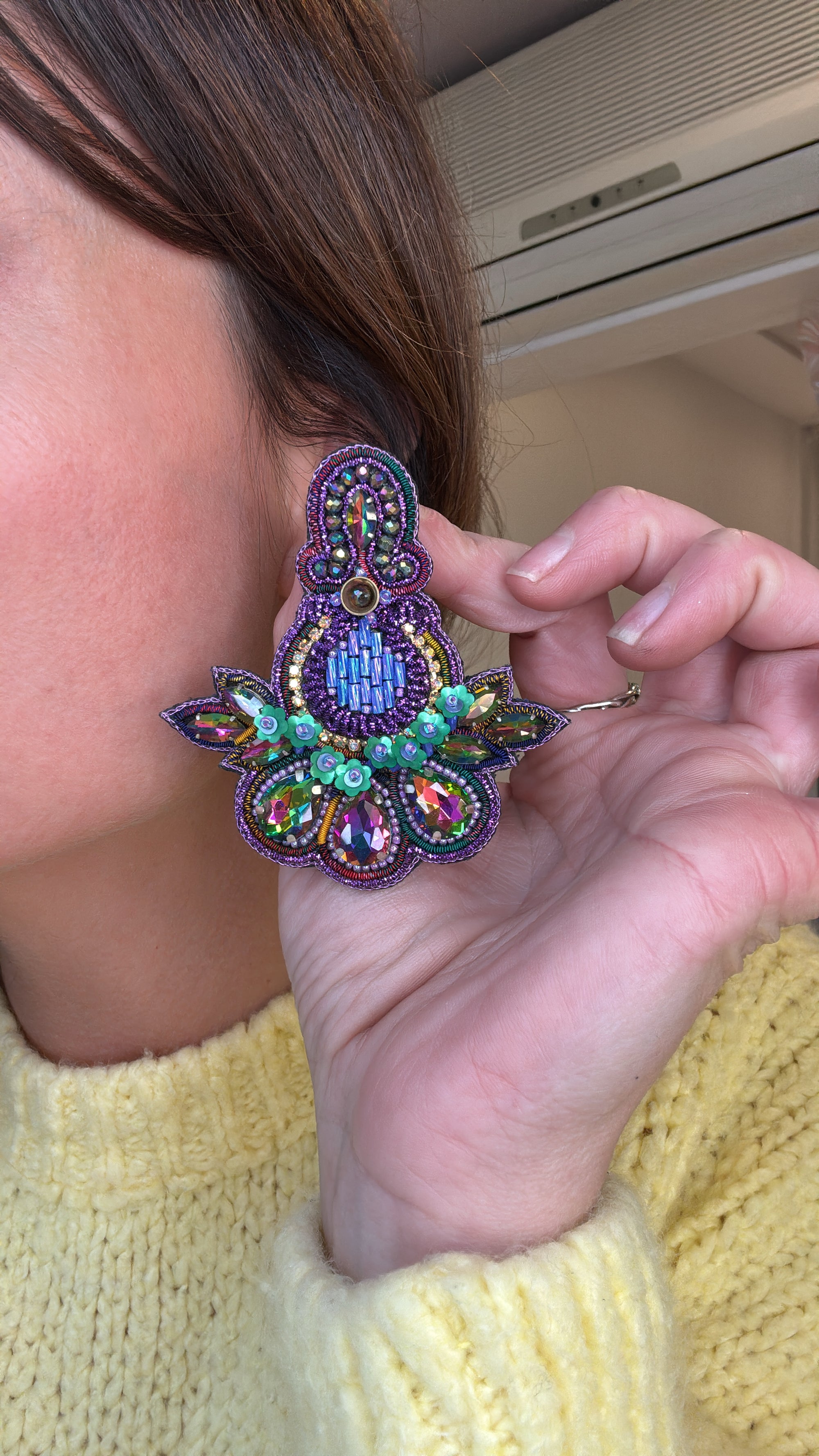 Boucles d’oreilles psquuare