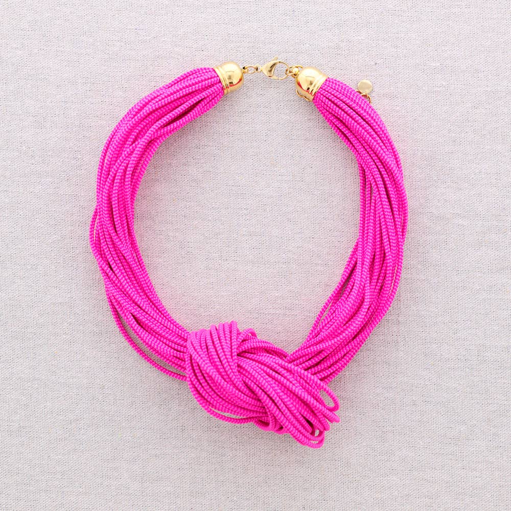 Collier Ras-du-cou Nœud Élastique