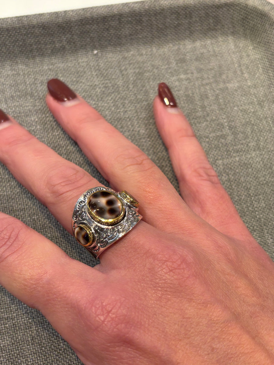 Bague jalan coquillage