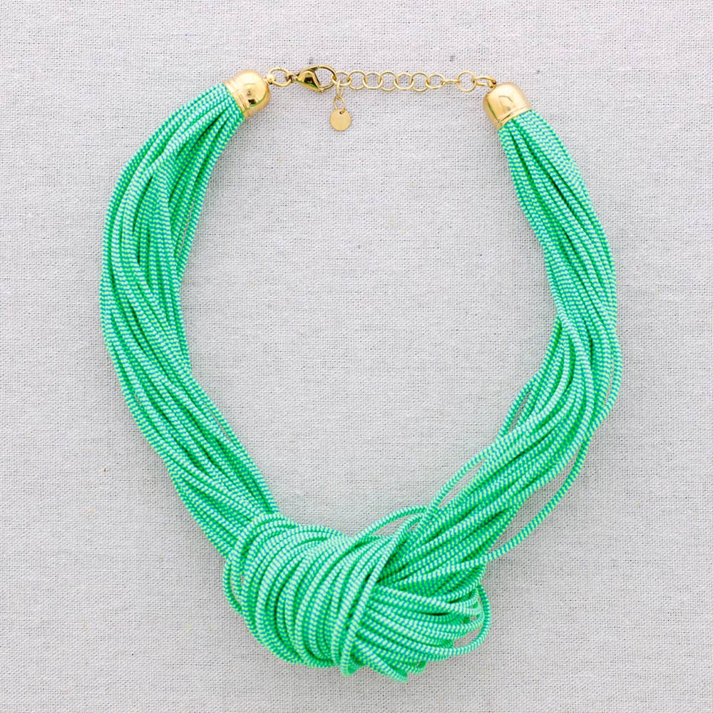 Collier Ras-du-cou Nœud Élastique