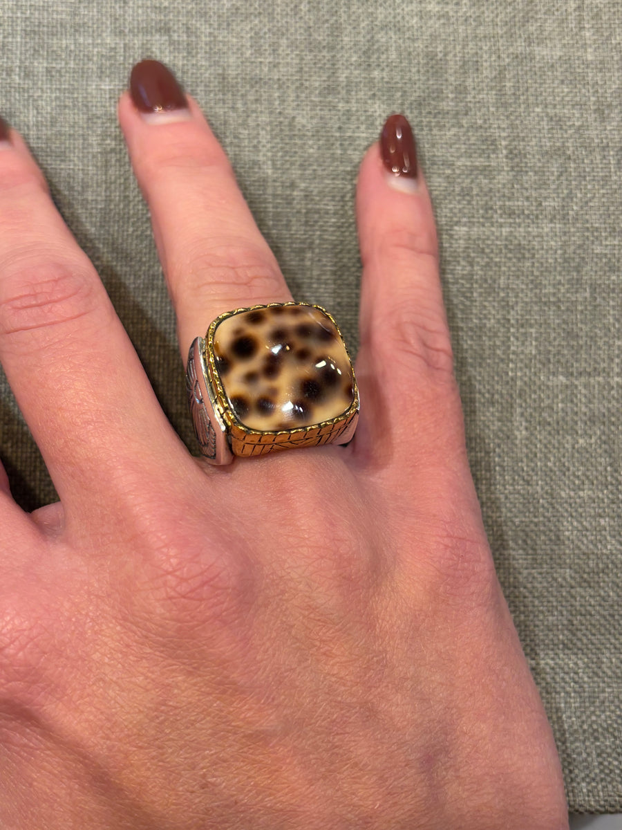 Bague jalan coquillage