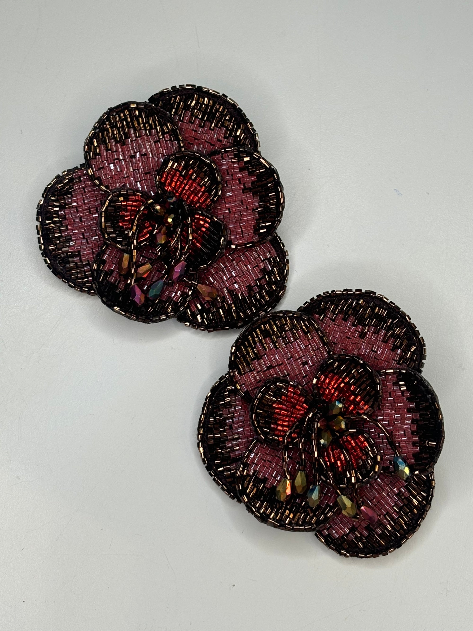 Boucles d’oreilles Camélia