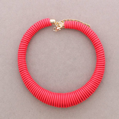 Collier en caoutchouc spirale