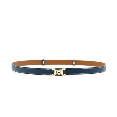 Ceinture cuir CC logo – ajustable