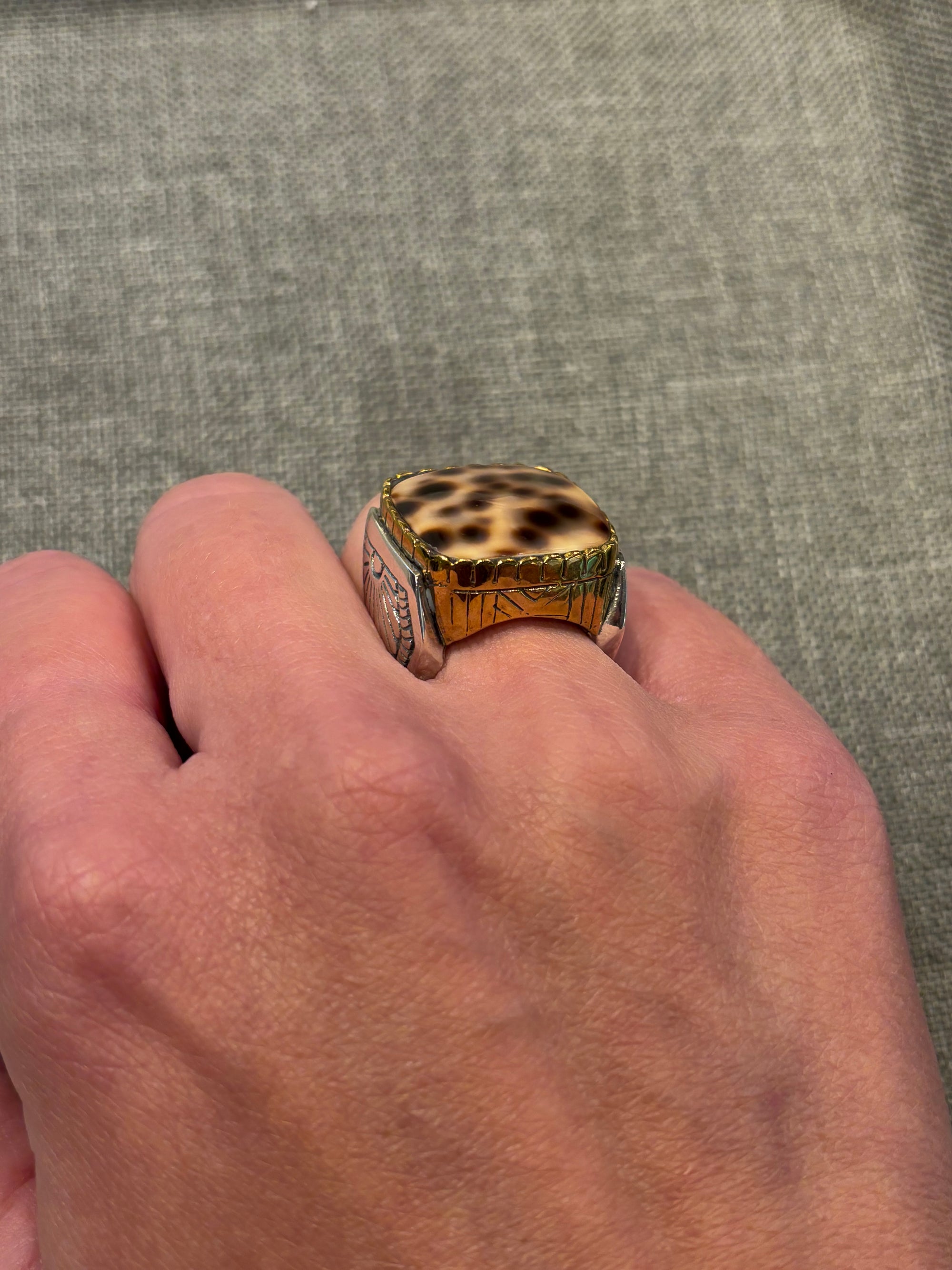 Bague jalan coquillage