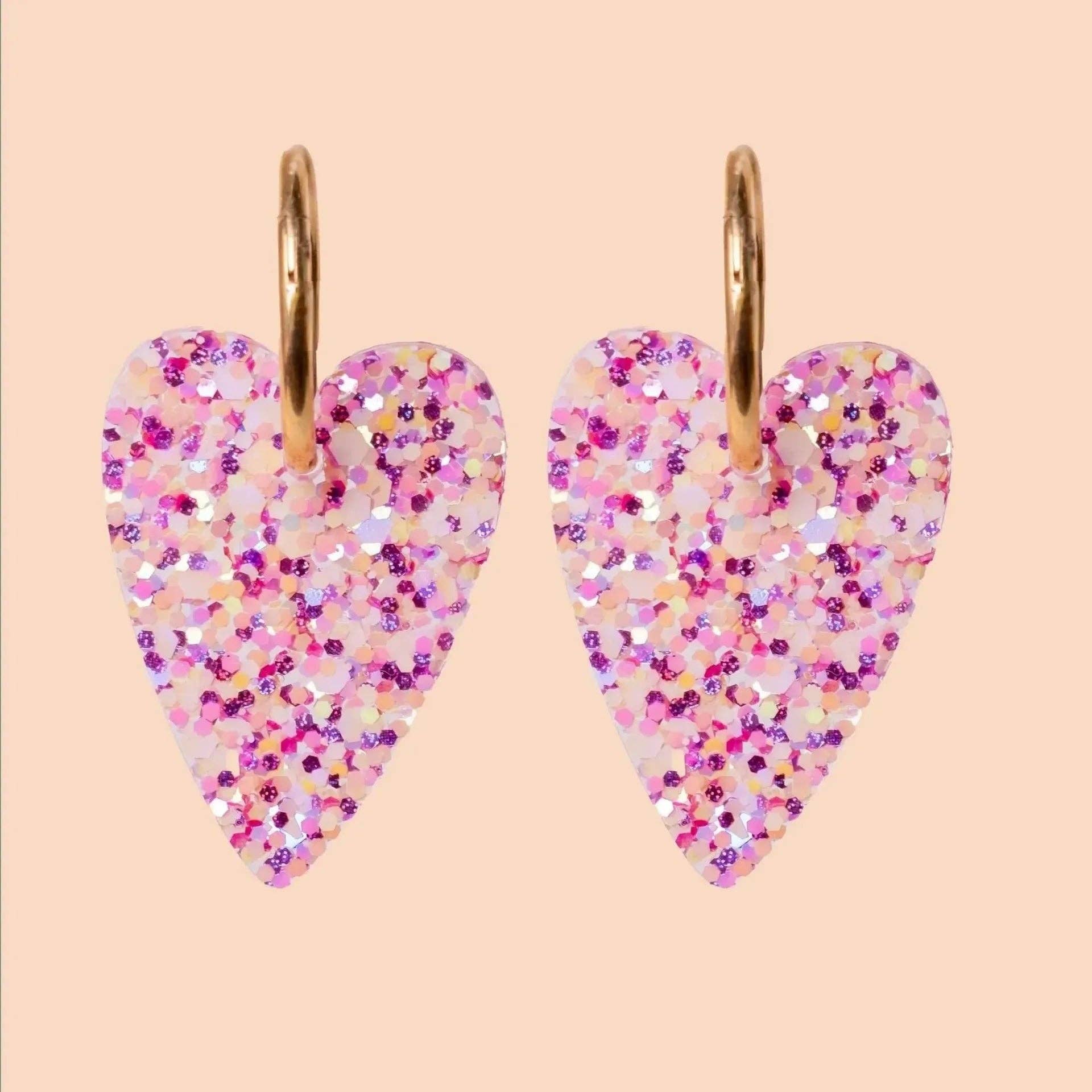 Boucles d'oreilles Cœur Summer Sunset