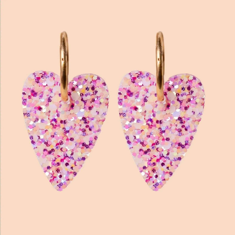 Boucles d'oreilles Cœur Summer Sunset