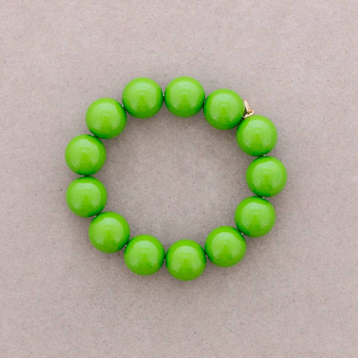 Bracelet Élastique Boules Résine 16mm