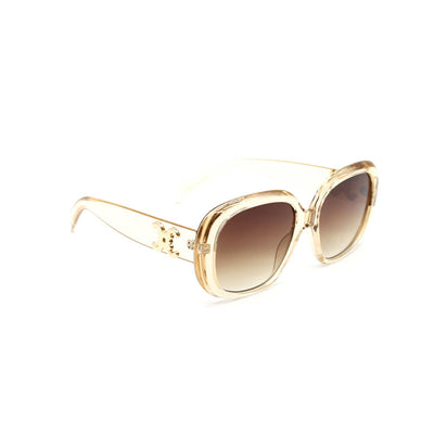 Lunettes de soleil oversize avec détail logo métallique