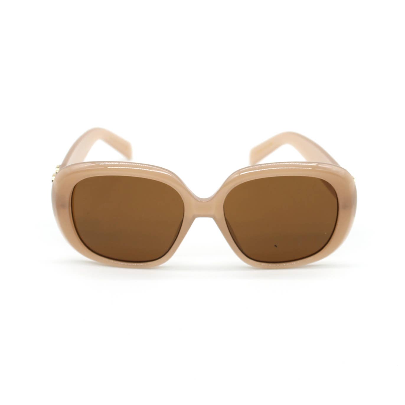 Lunettes de soleil oversize avec détail logo métallique