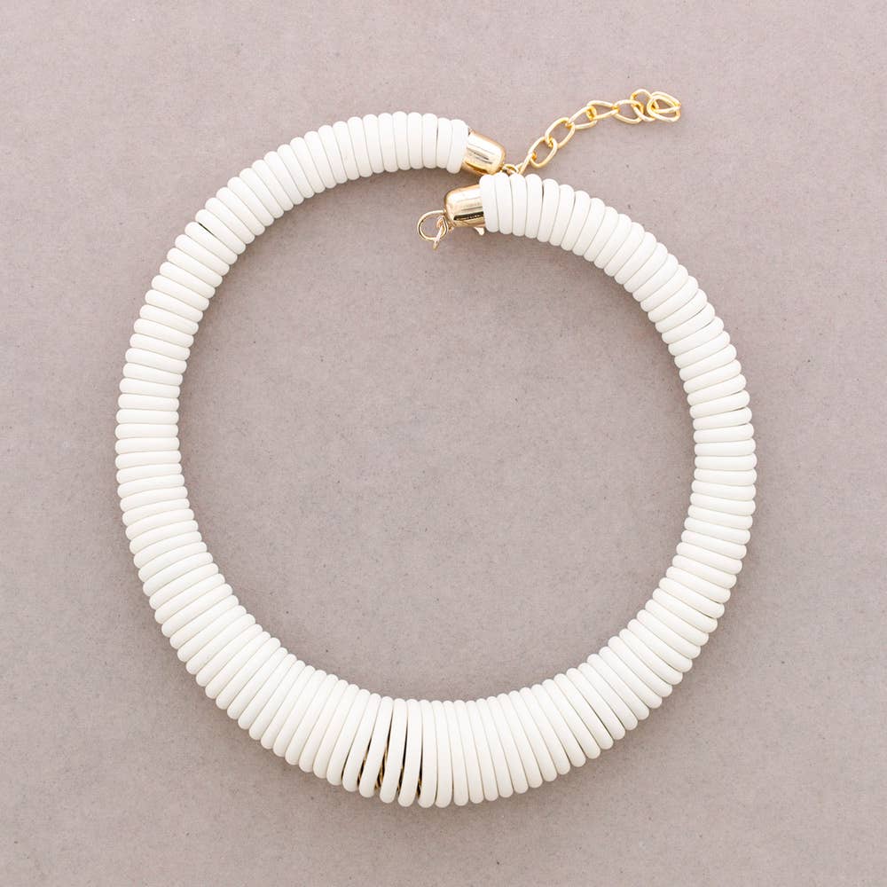Collier en caoutchouc spirale