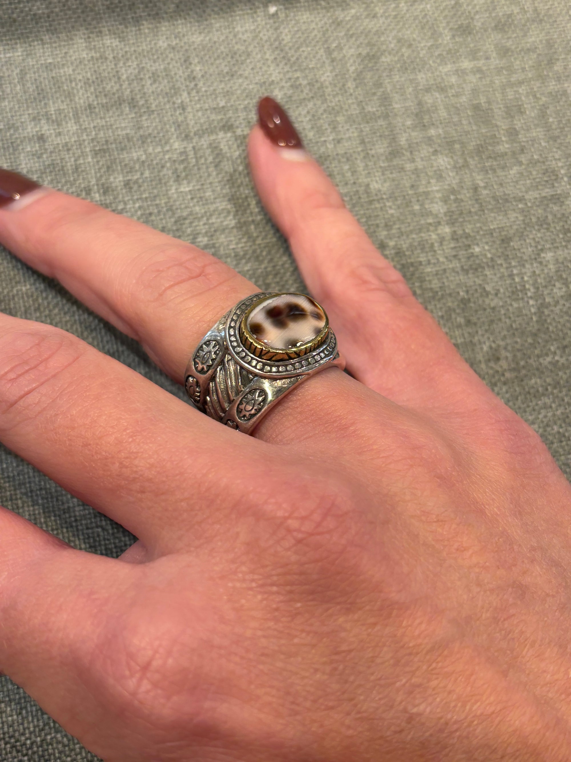 Bague jalan coquillage