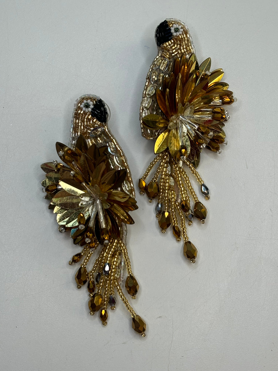Boucles d’oreilles parrot