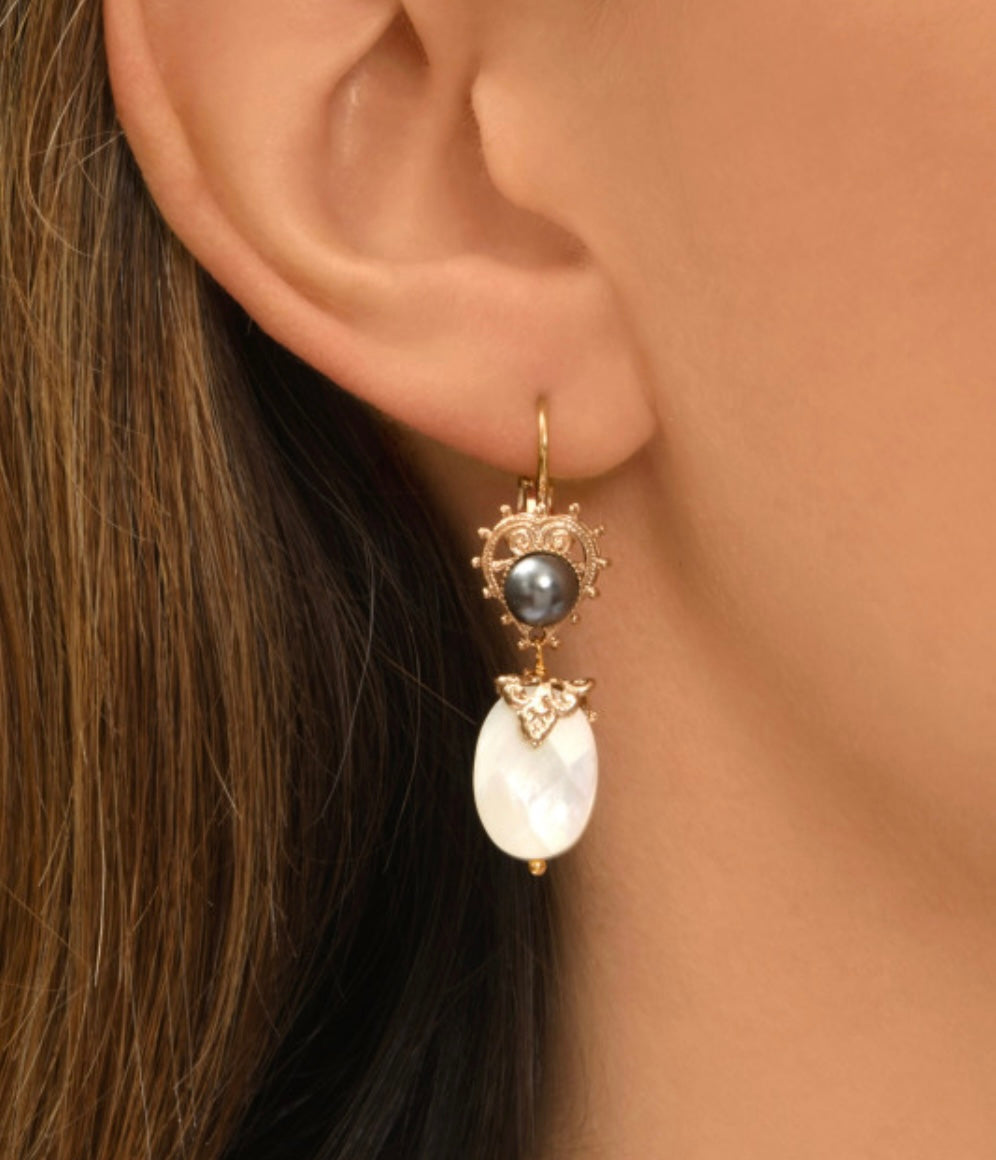 Boucles d’oreilles satellite positano