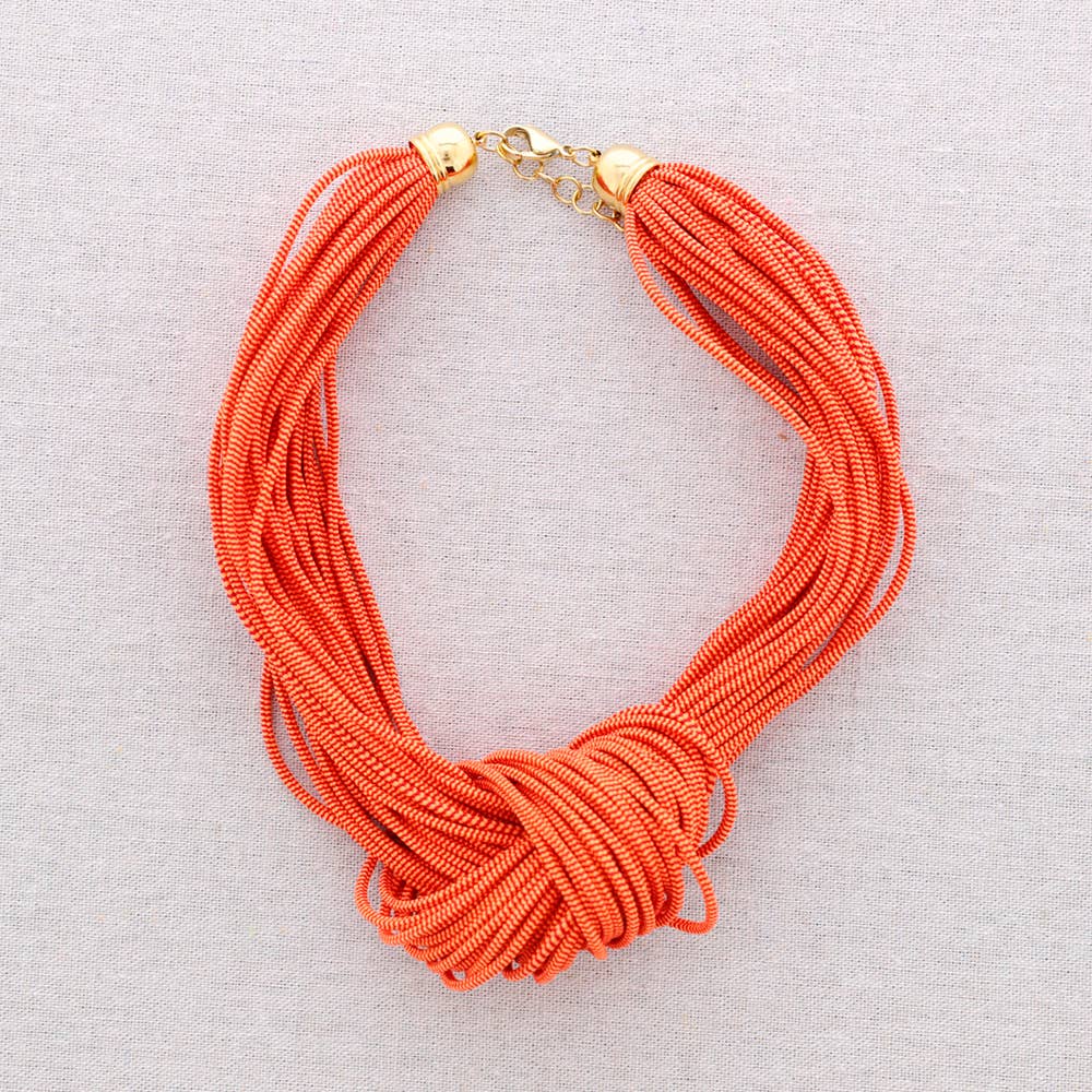Collier Ras-du-cou Nœud Élastique