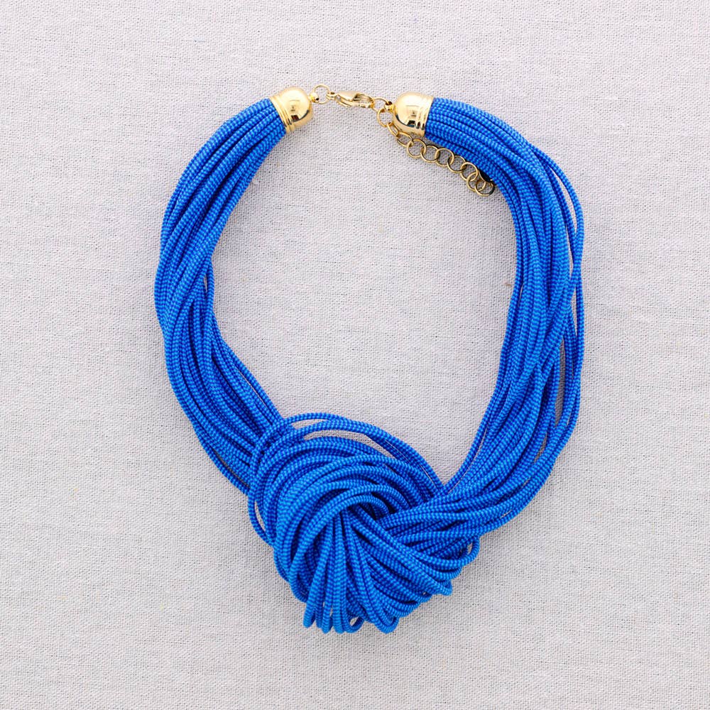 Collier Ras-du-cou Nœud Élastique