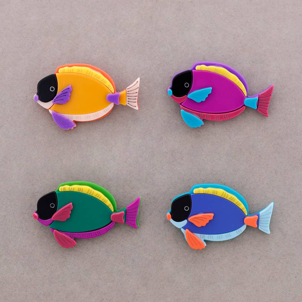 Broche poisson en résine