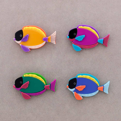 Broche poisson en résine