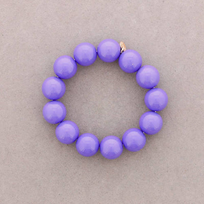 Bracelet Élastique Boules Résine 16mm