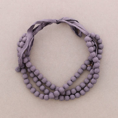 Collier Trois Tours Boules Revetues