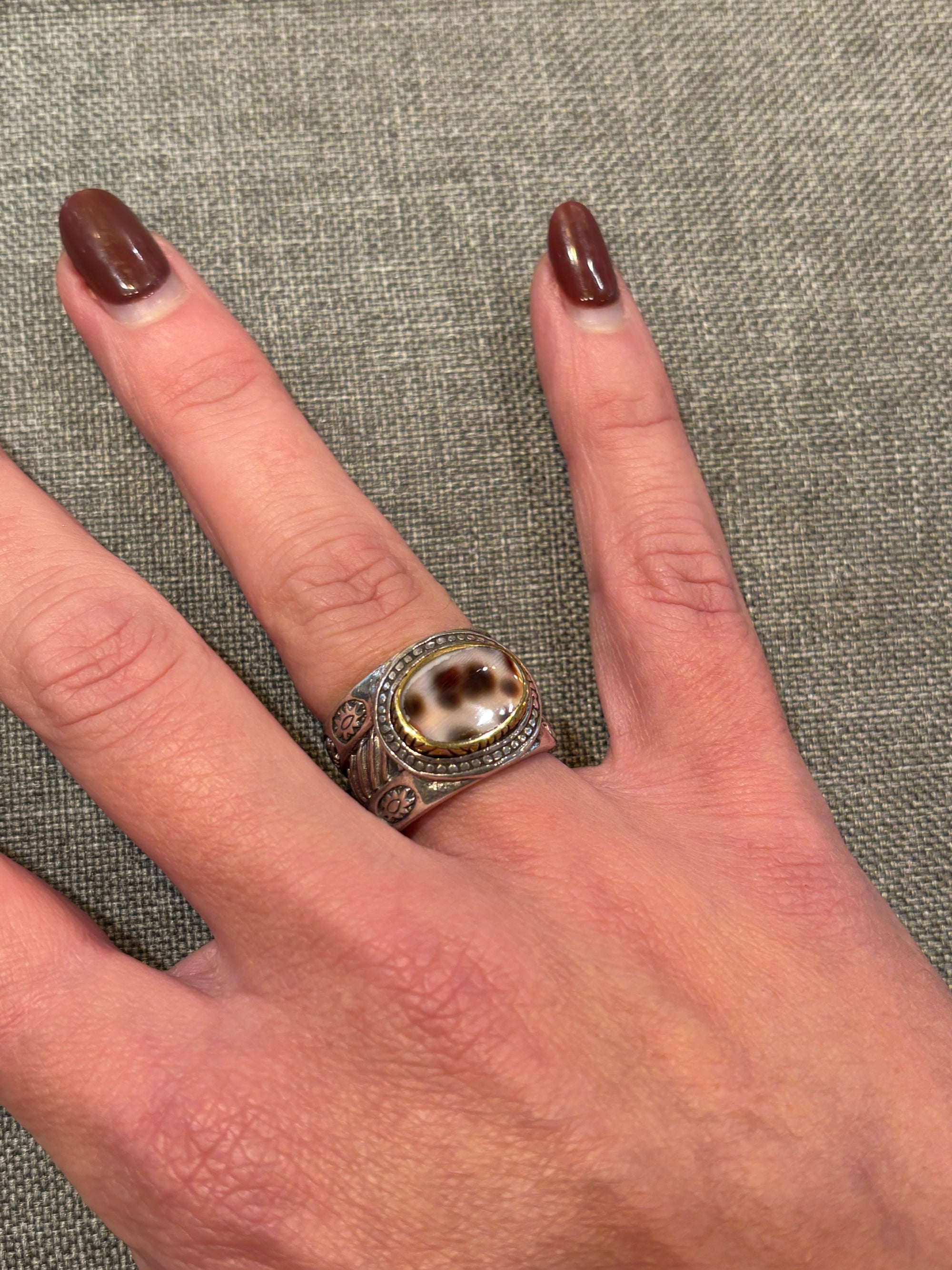 Bague jalan coquillage