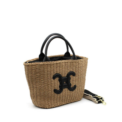 Sac à main panier avec logo