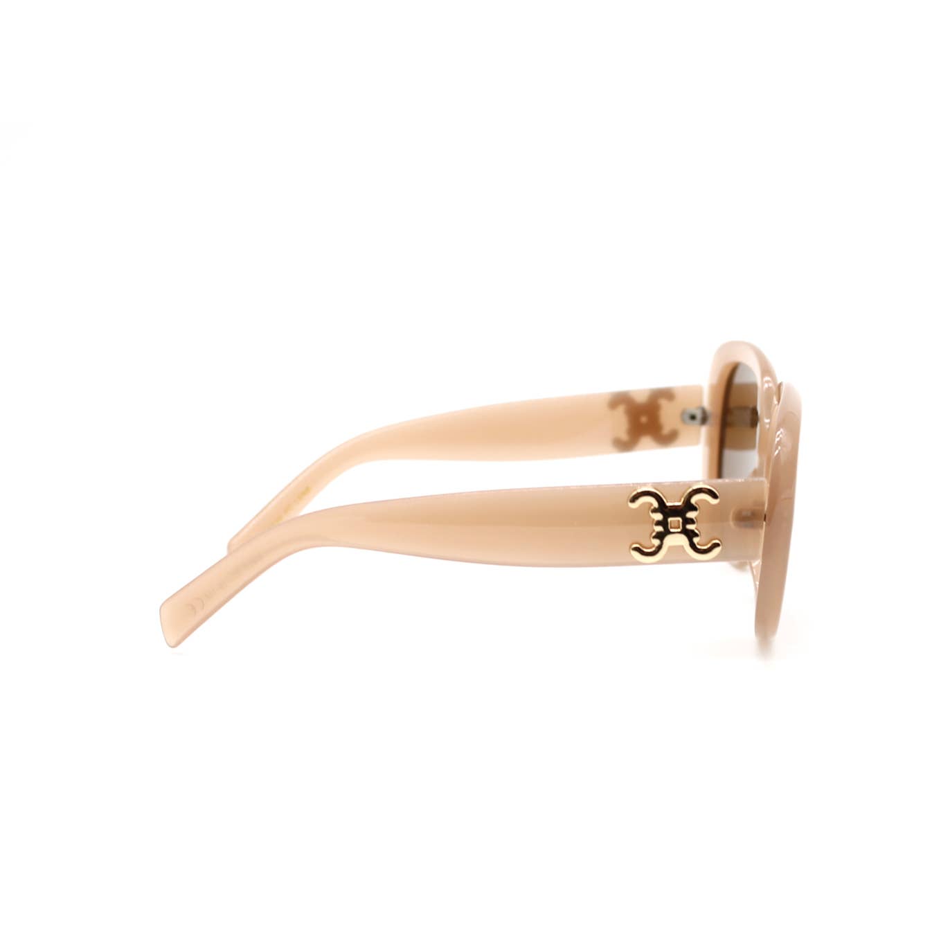 Lunettes de soleil oversize avec détail logo métallique
