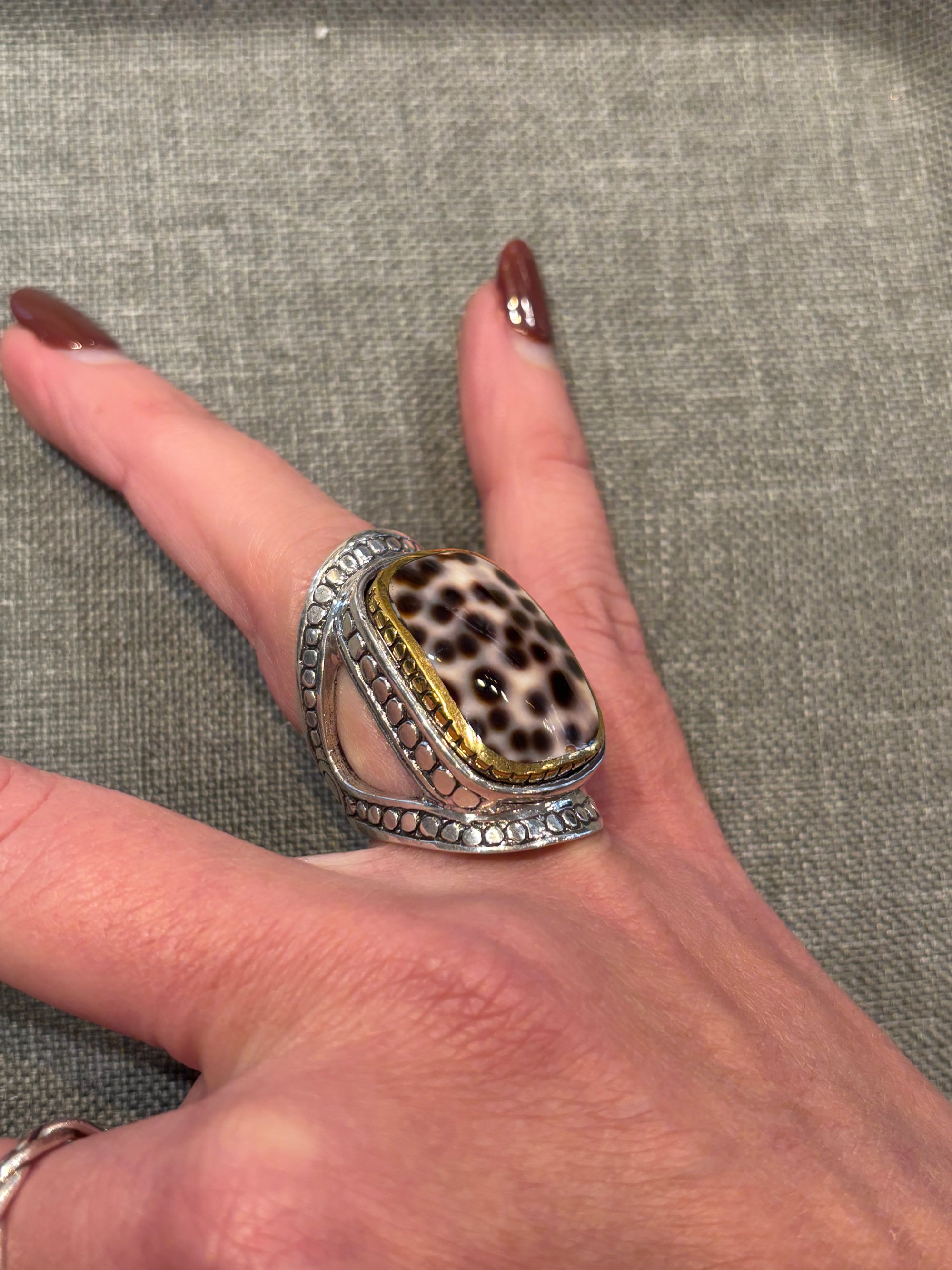 Bague jalan coquillage