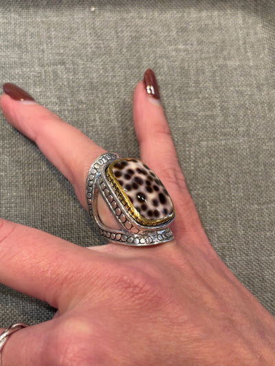 Bague jalan coquillage