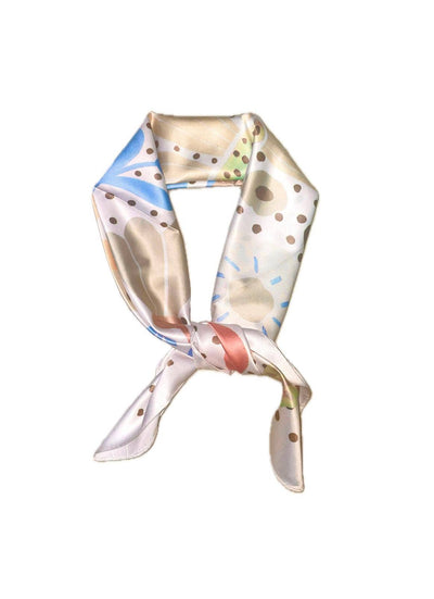 J-17 Foulard touche soie 70x70