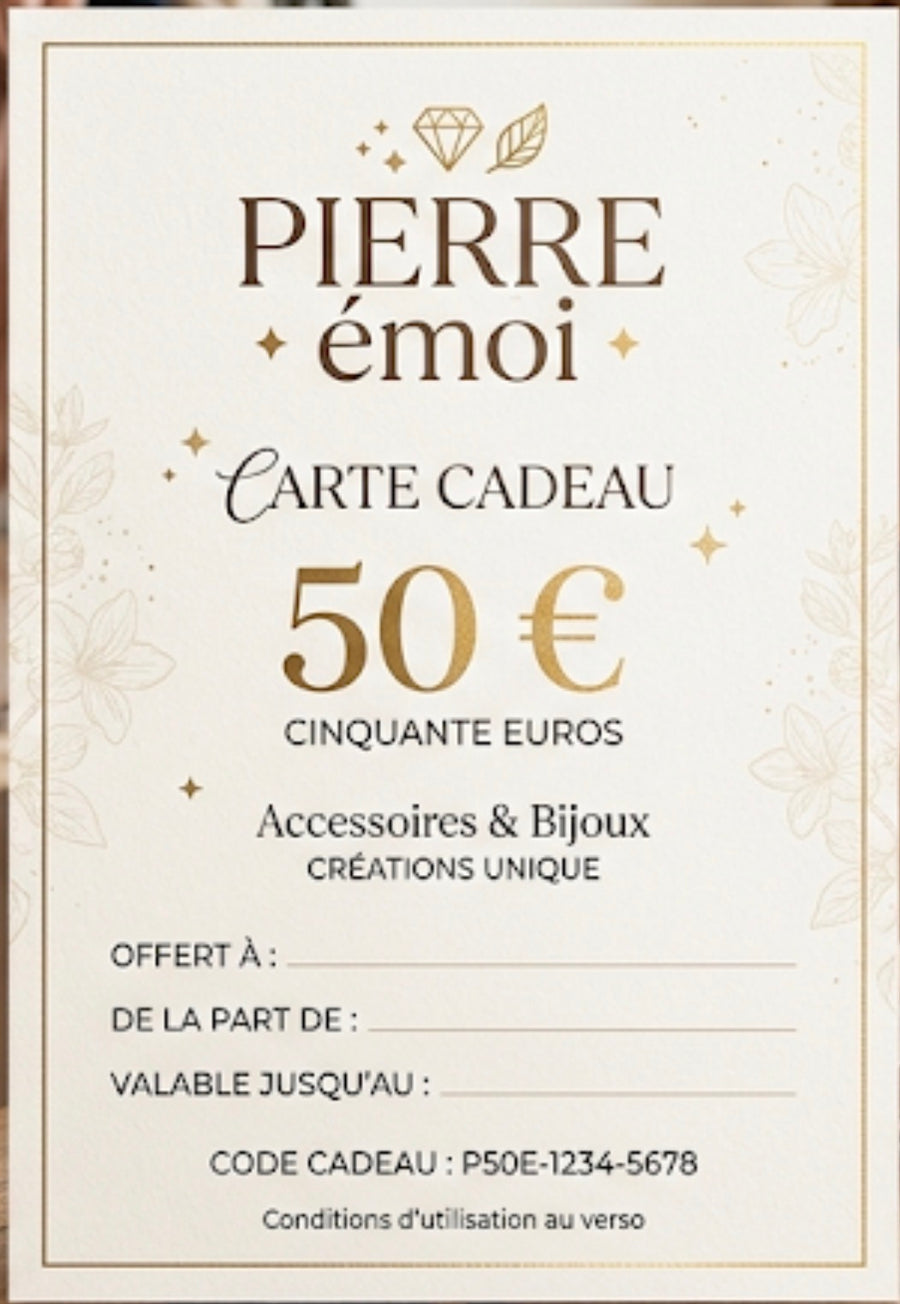 Carte cadeau 50€
