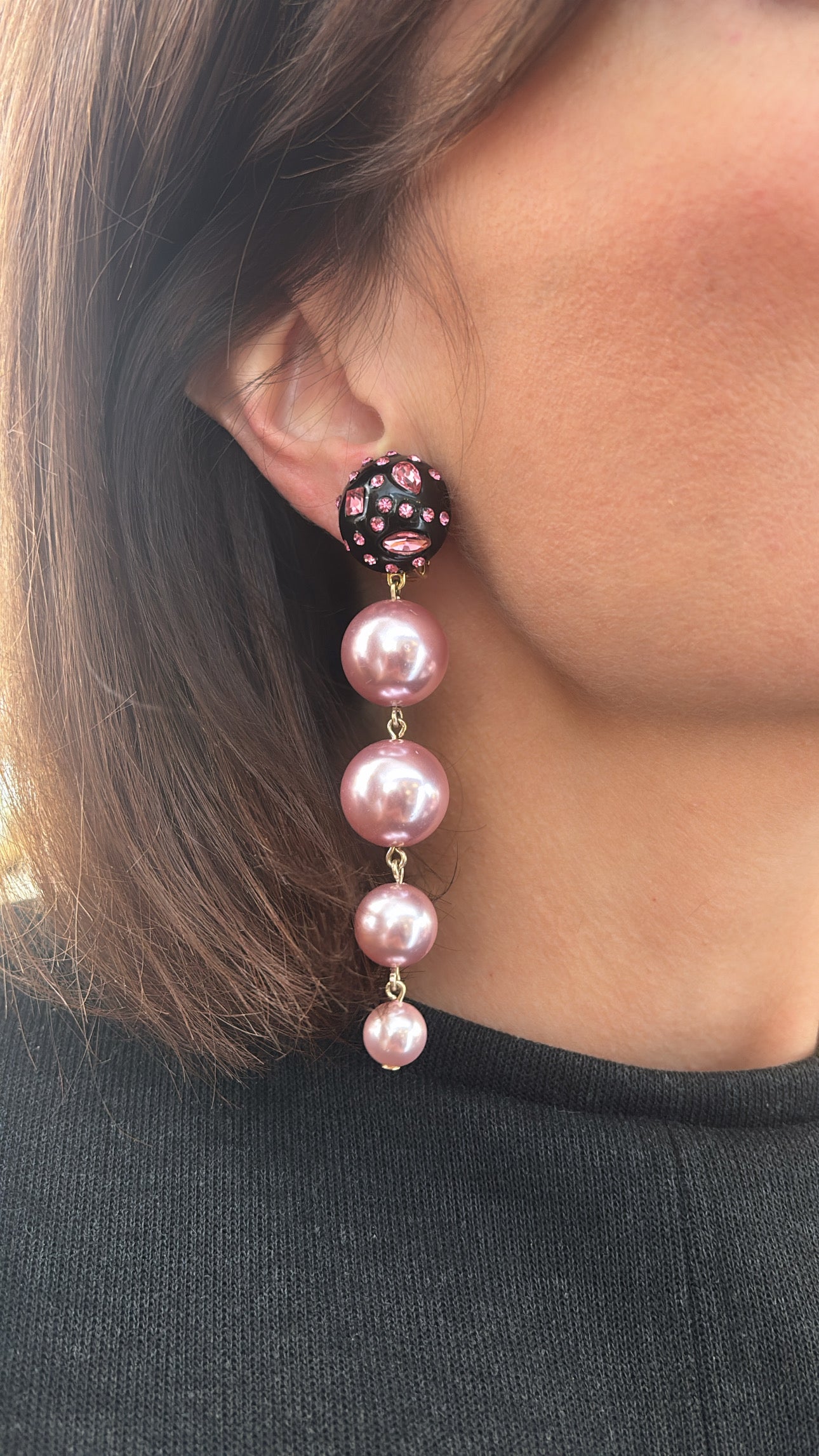 boucles d'oreilles longues Francine Bramli