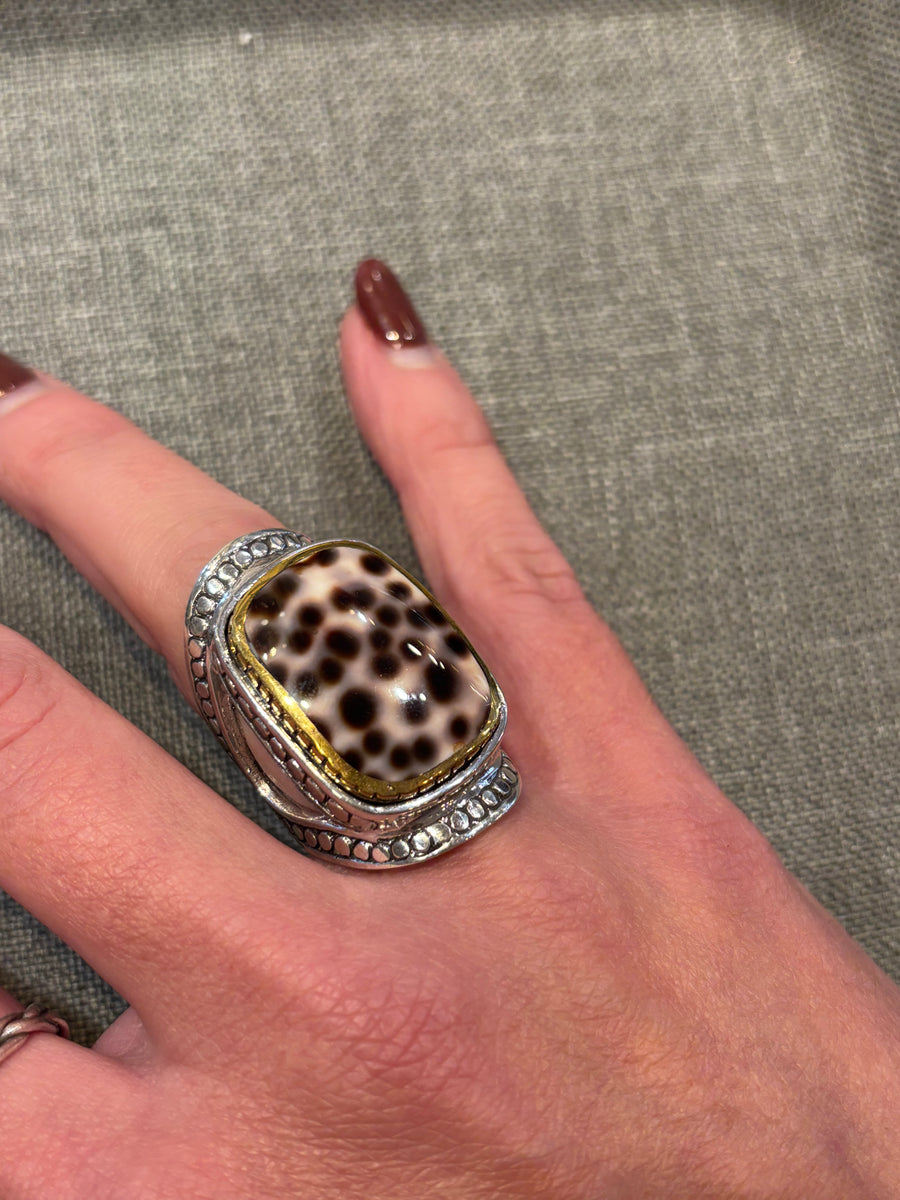 Bague jalan coquillage