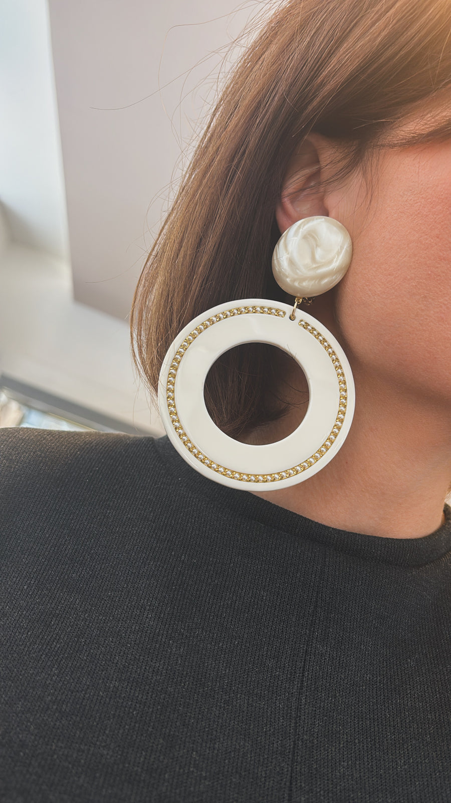 grandesboucles d'oreilles Francine BRAMLI