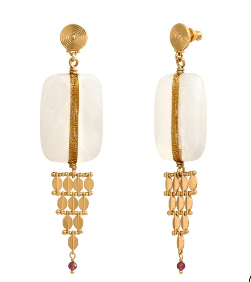 Boucles d’oreilles satellite babylone