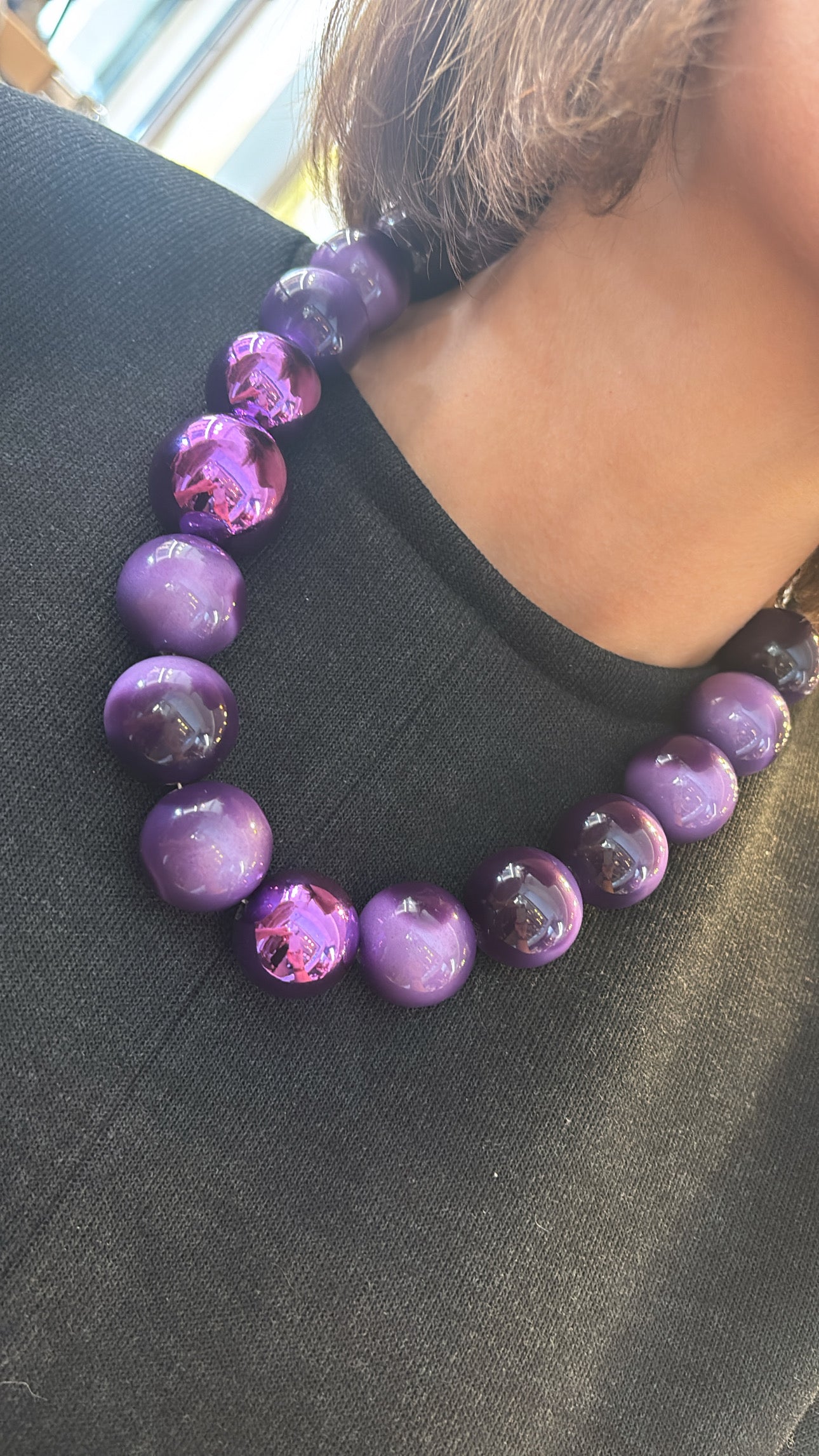 Collier boules Francine Bramli