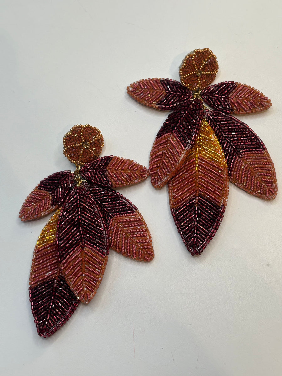 Boucles d’oreilles leaf