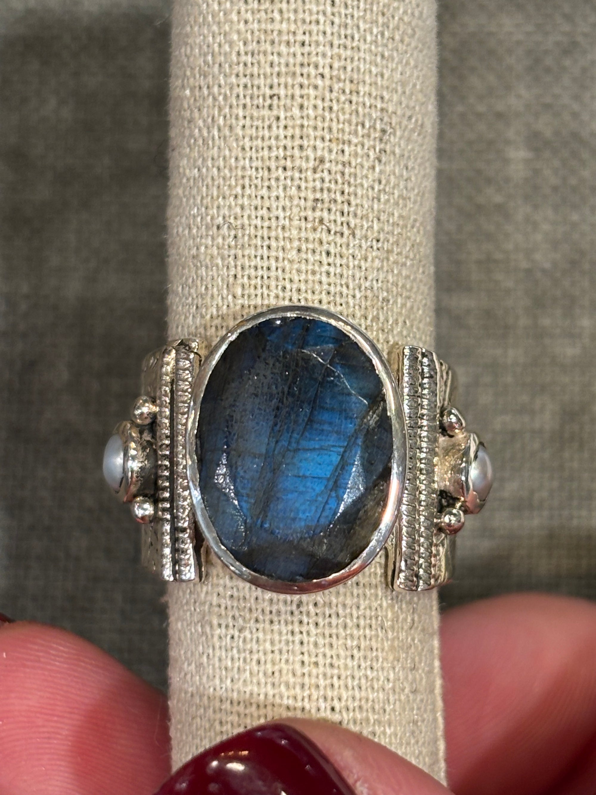 bague labradorite canyon