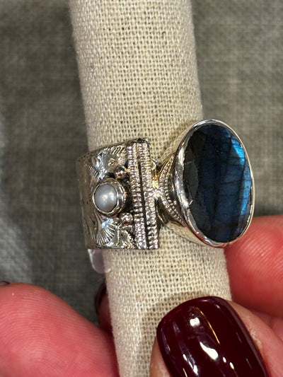 bague labradorite canyon