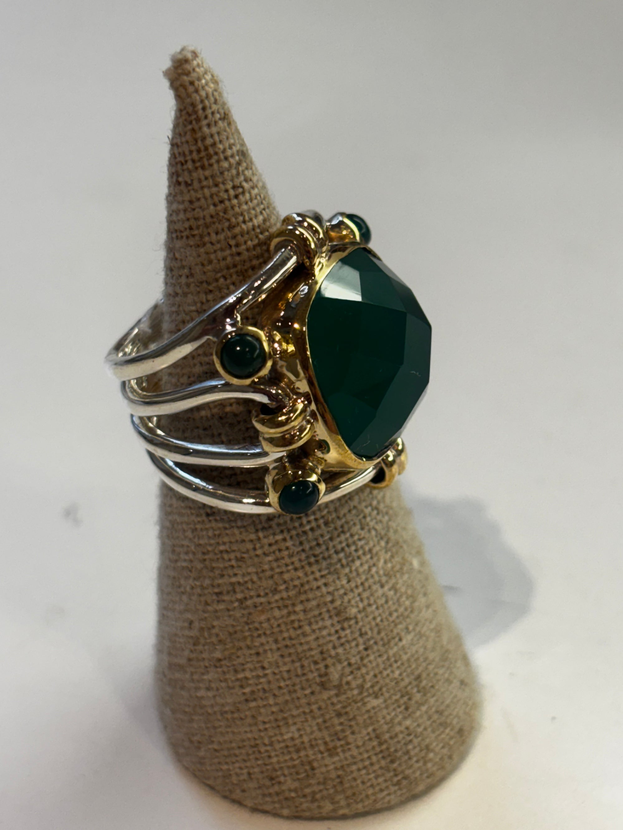 bague agathe verte canyon