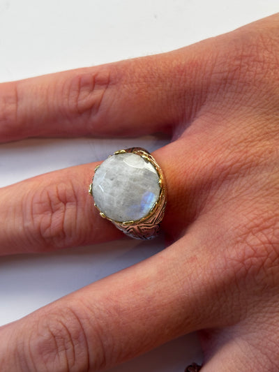 bague pierre de lune canyon