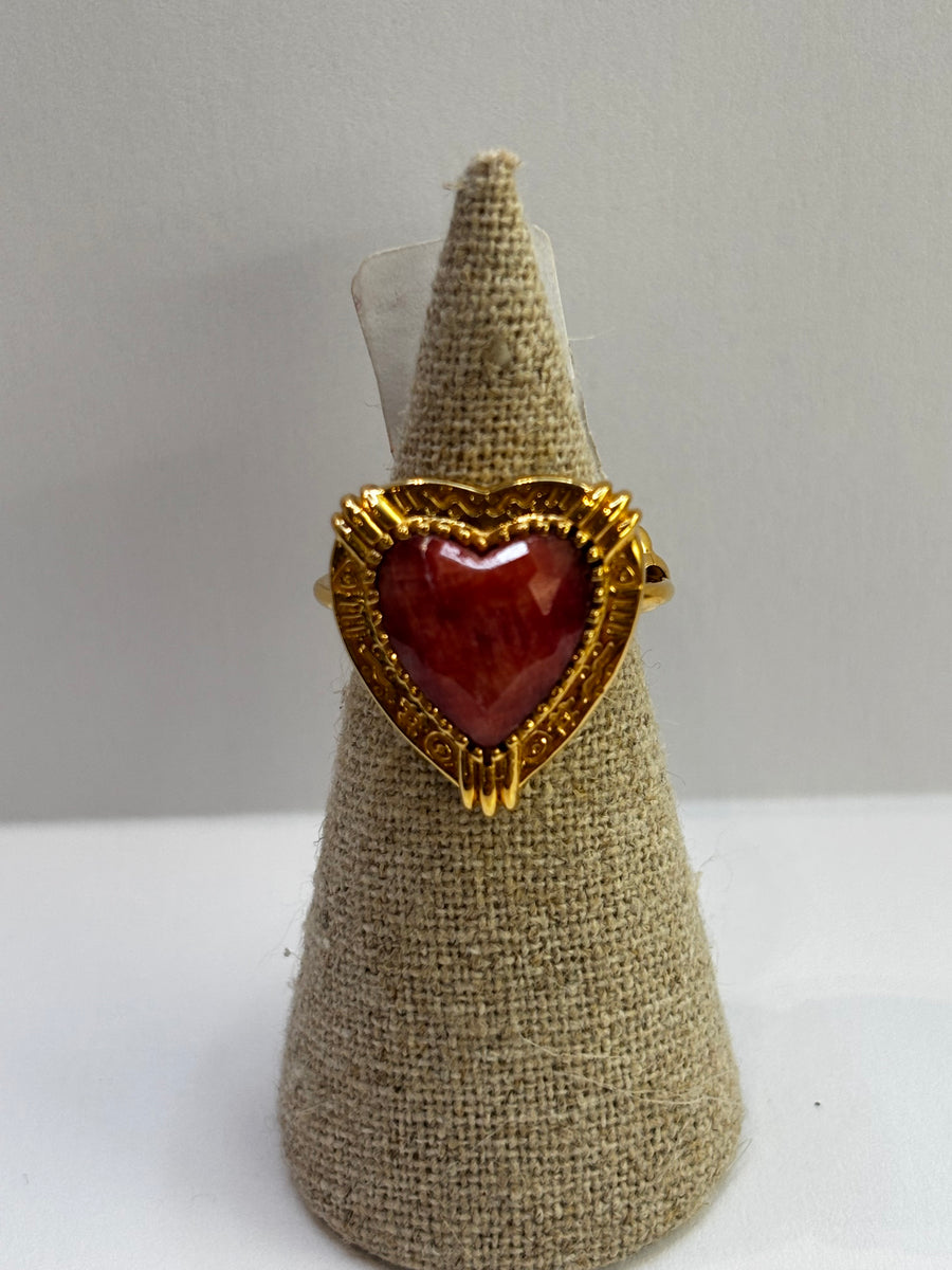 bague coeur au fil de lo