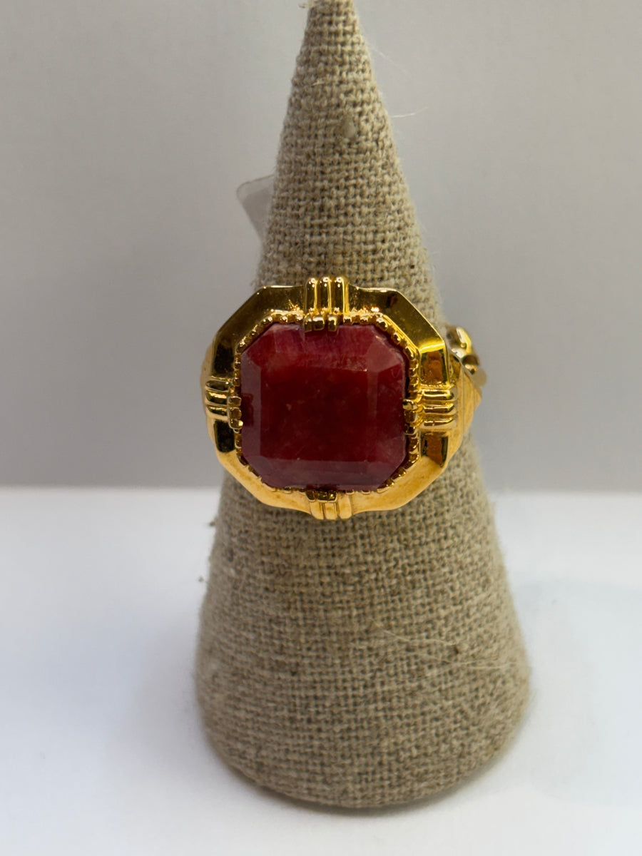bague carrée au fil de lo