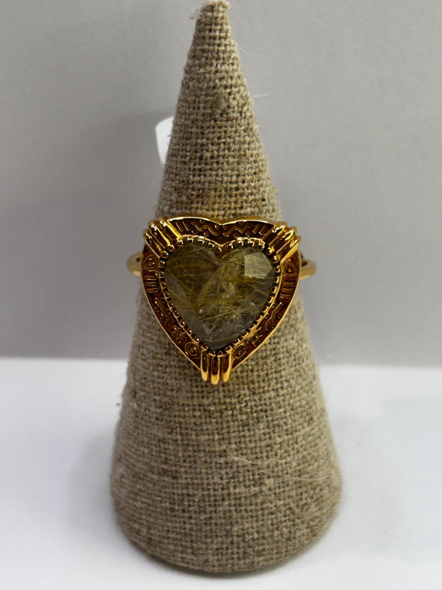 bague coeur au fil de lo