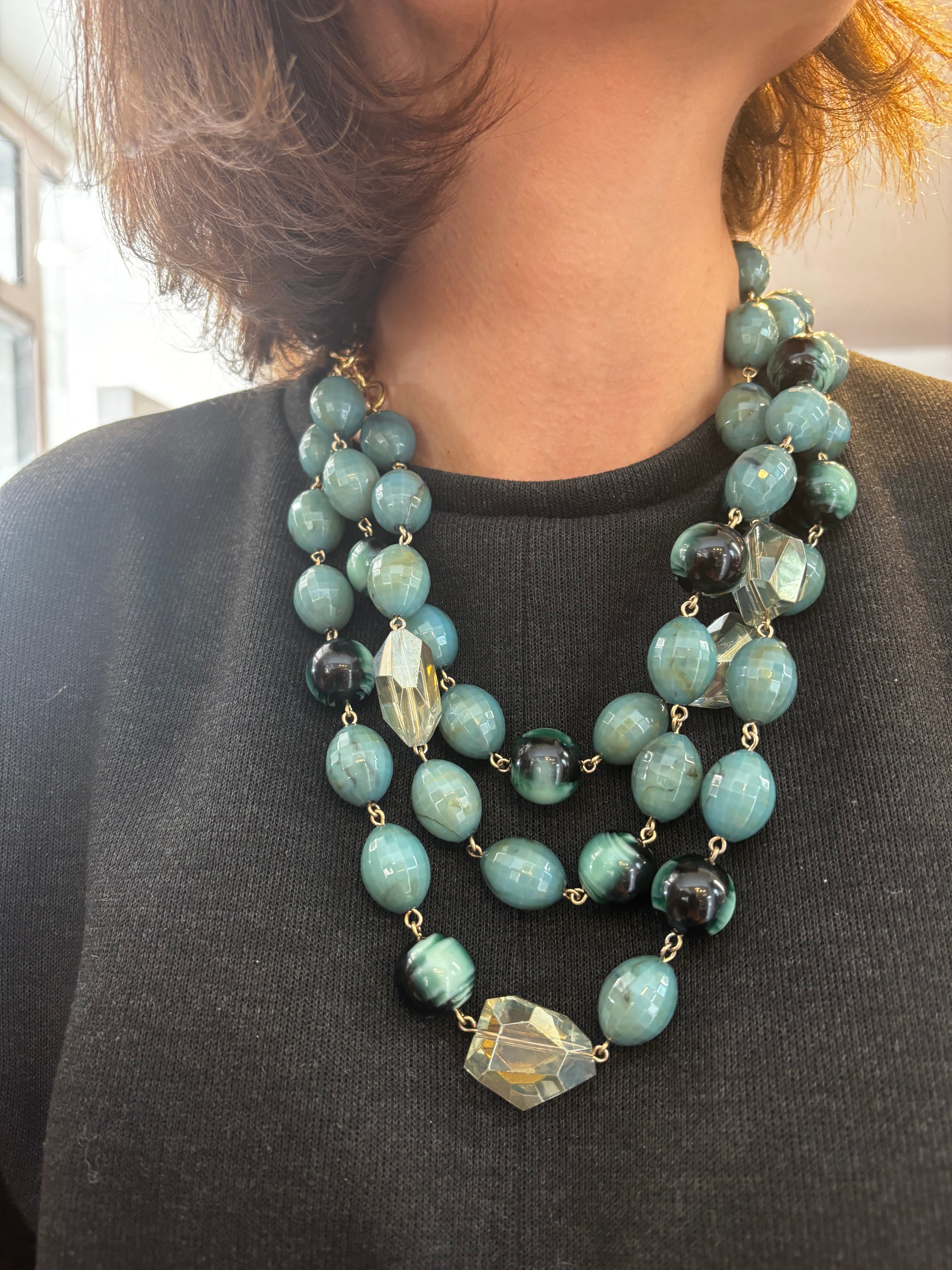 collier triple Francine Bramli